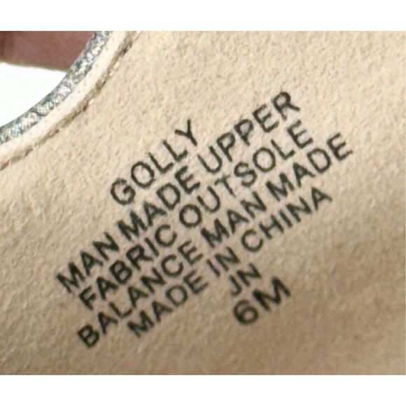 Adrienne Vittadini Sandals Womens Size 6 Gray Beaded Open Toe High Heel - Picture 9 of 10